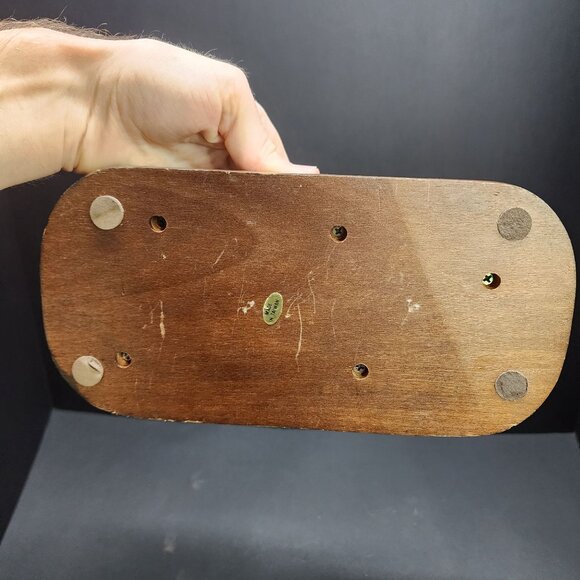 Vintage Wooden Car Desk Pen Holder Handmade Desk Display Decor - Picture 5 of 7